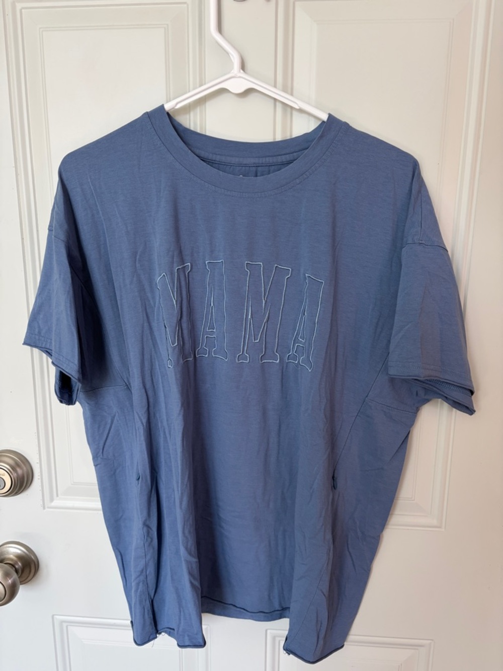 Relaxed 'MAMA' Short Sleeve Breastfeeding Tee